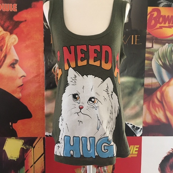 NWT Wildfox I Need a Hug tank top - Picture 2 of 8